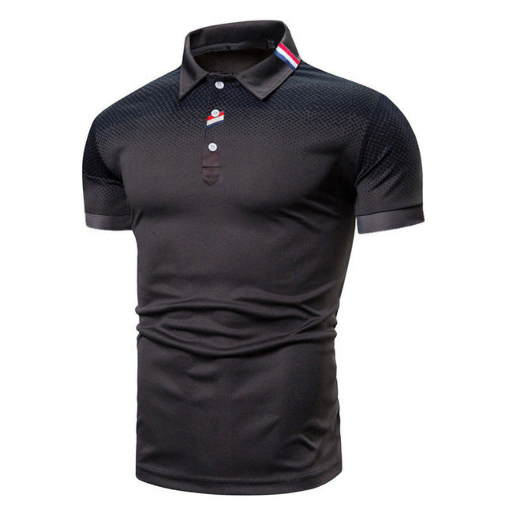 Felix | Herenpoloshirt met korte mouwen en geribde kraag