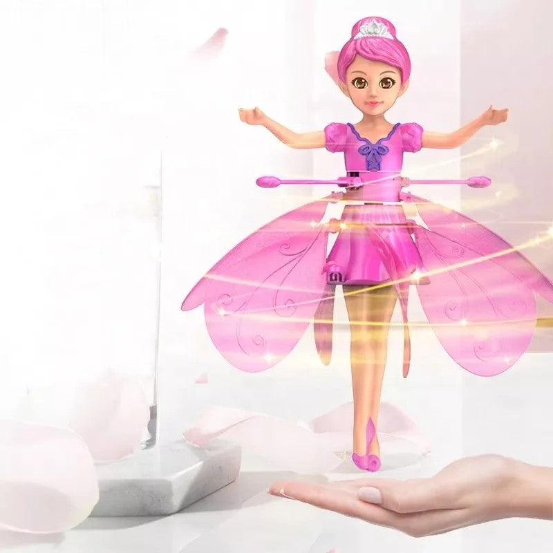 Vliegende Pop met Licht - Danssimulatie en Gebarenbediening - Magisch Vliegend Speelgoed voor Kinderen