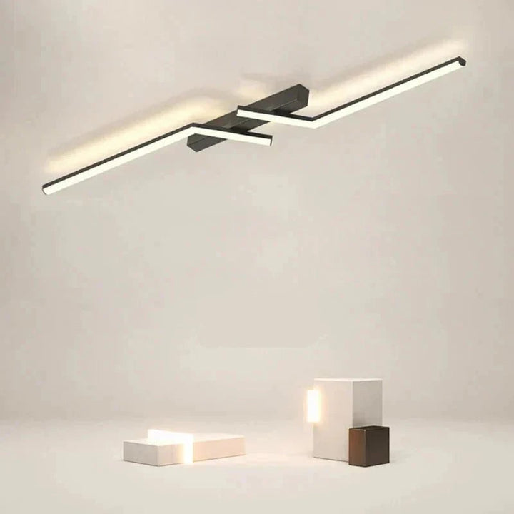 Lineair LED-plafondarmatuur voor plafondmontage met afstandsbediening en dimbaar ontwerp