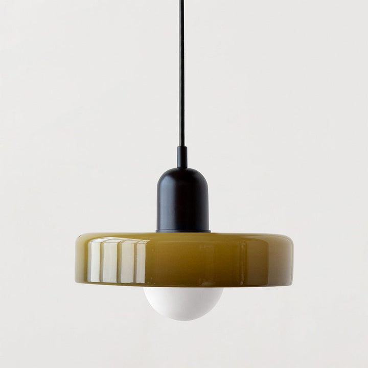 Geometrische Bauhaus Plafondlamp van Glas
