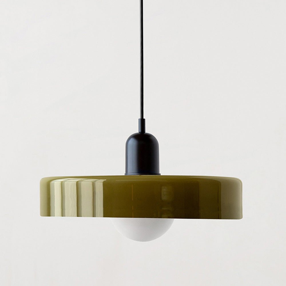 Geometrische Bauhaus Plafondlamp van Glas