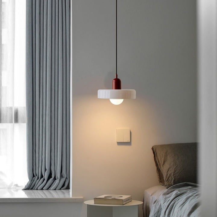 Geometrische Bauhaus Plafondlamp van Glas