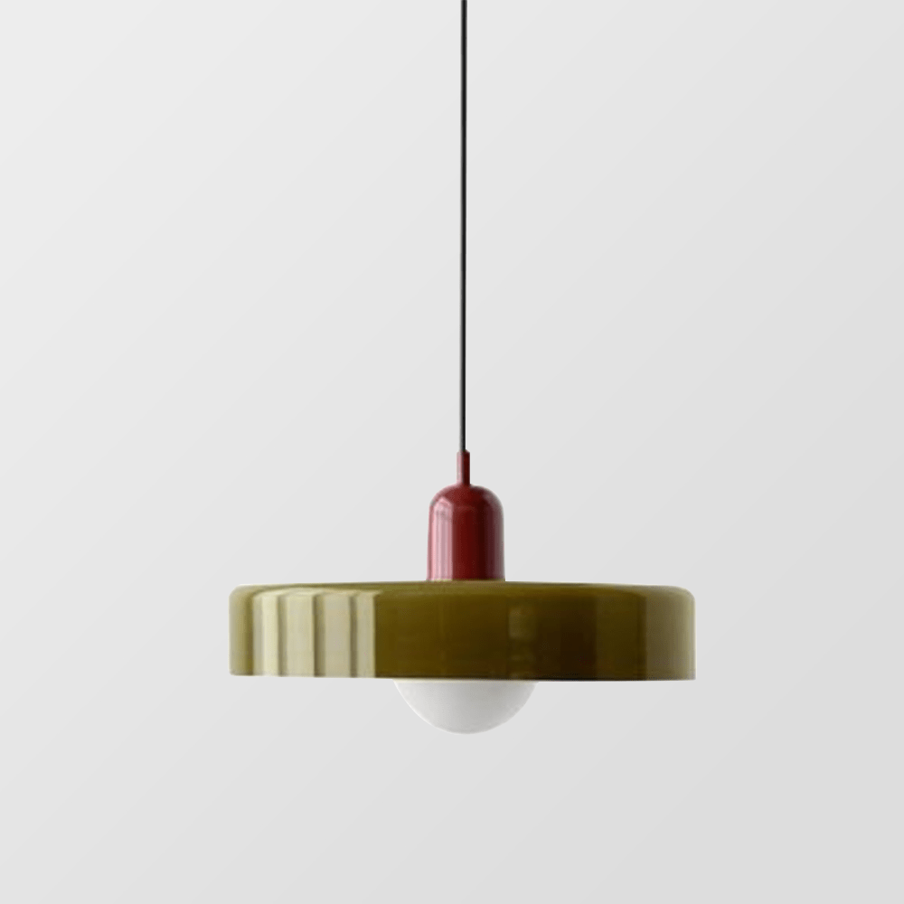 Geometrische Bauhaus Plafondlamp van Glas