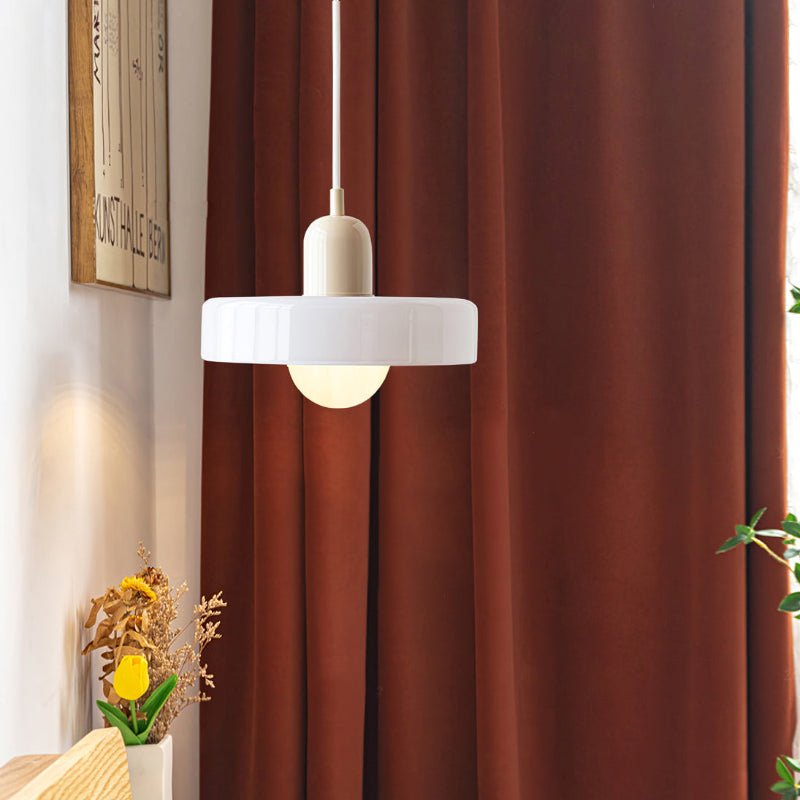 Geometrische Bauhaus Plafondlamp van Glas
