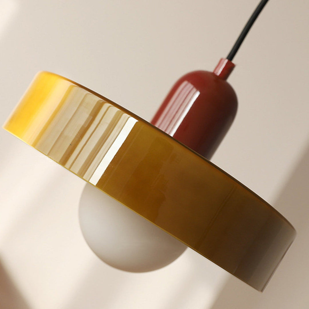 Geometrische Bauhaus Plafondlamp van Glas