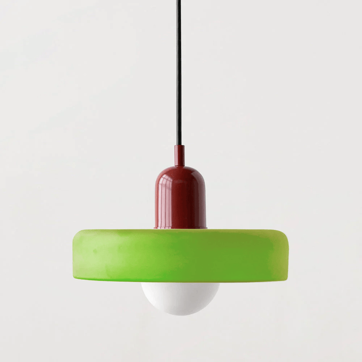 Geometrische Bauhaus Plafondlamp van Glas
