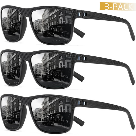 Gepolariseerde Zonnebrillen 3-Pack | UV-Bescherming