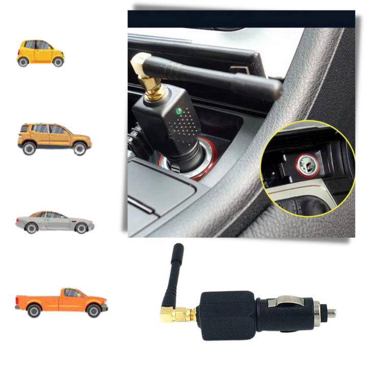 Sigarettenaansteker-adapter voor de auto – Compact en handig opladen