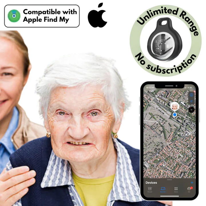 GPS-tracker Bluetooth draadloos, siliconen sleutelhangerhoes, slim op reis