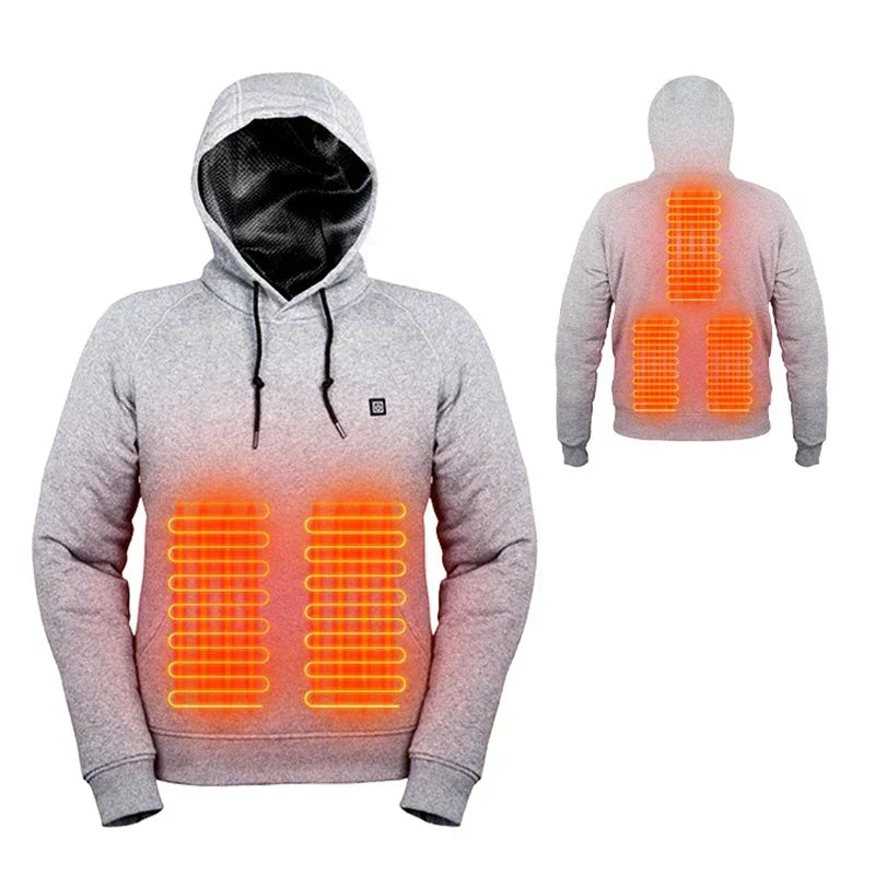 ThermaHoodie Verwarmde Unisex Wintertrui