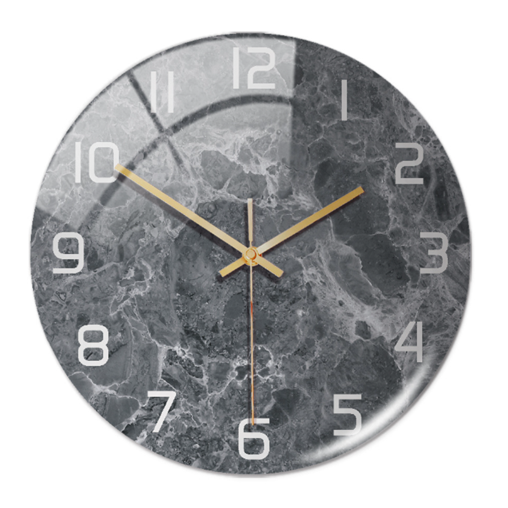 Elegante Wandklok met Marmereffect – MarbleTime