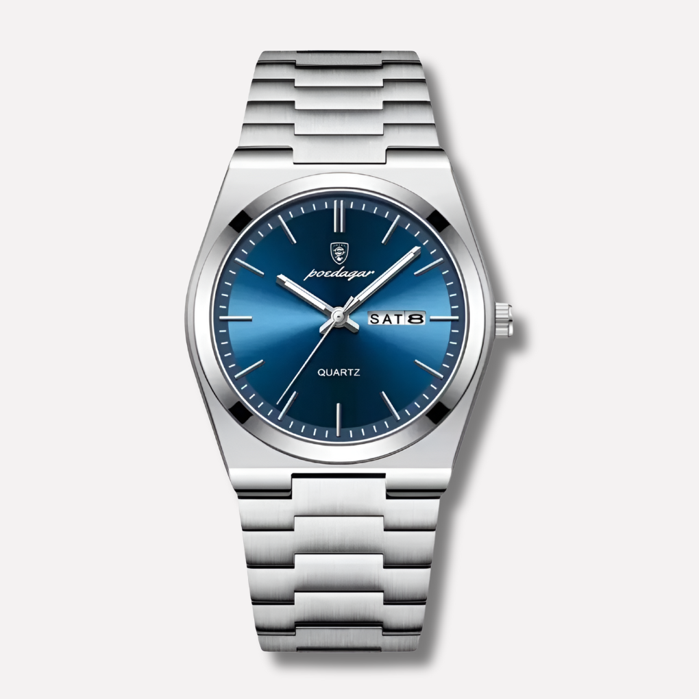 Herenhorloge van roestvrij staal