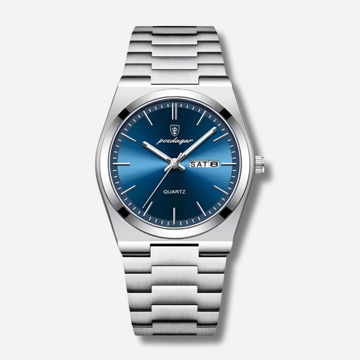 Herenhorloge van roestvrij staal