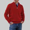 Heren Half-Zip Trui – Gelaagde Stijl met Seizoensuitstraling