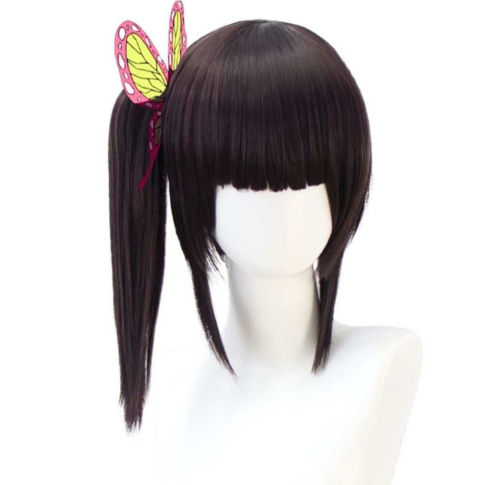 Halloween anime-cosplaykostuumpruik met lang golvend kapsel voor verkleden en feesten