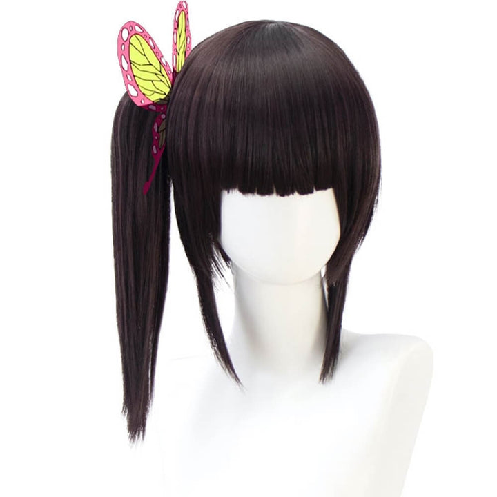 Halloween anime-cosplaykostuumpruik met lang golvend kapsel voor verkleden en feesten