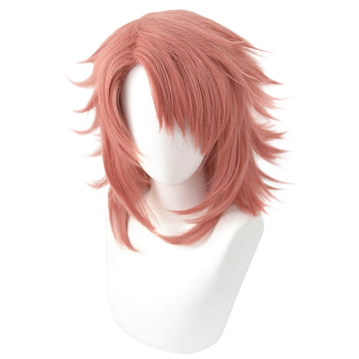 Halloween anime-cosplaykostuumpruik met lang golvend kapsel voor verkleden en feesten