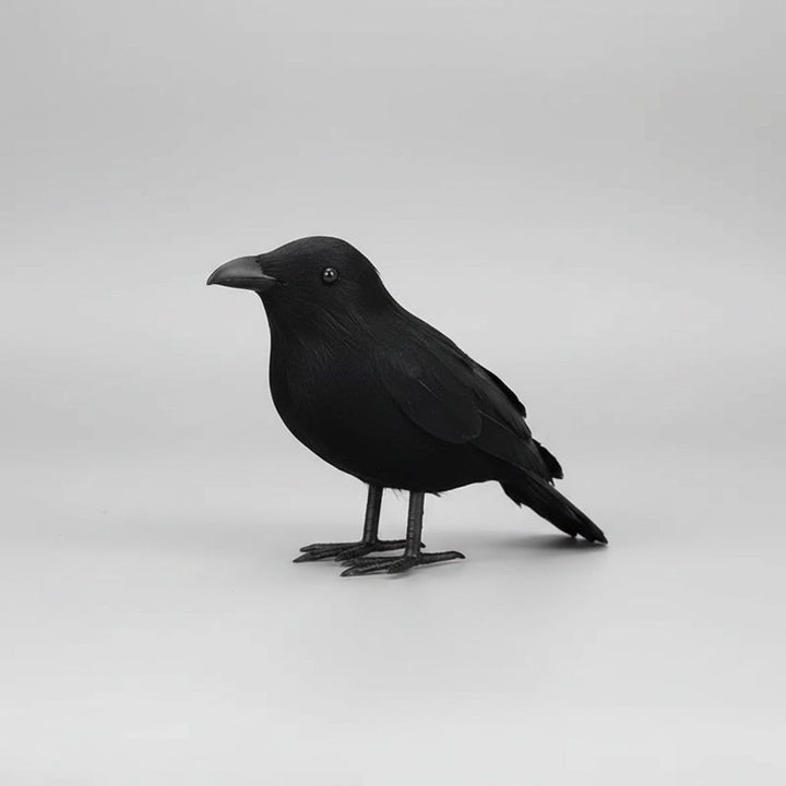 Halloween kraaiendecoraties, nep zwarte kunstkraaien voor tuin, spookhuis en feestdecoratie