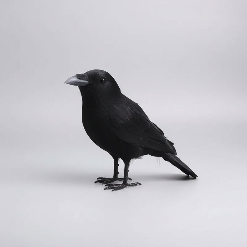 Halloween kraaiendecoraties, nep zwarte kunstkraaien voor tuin, spookhuis en feestdecoratie