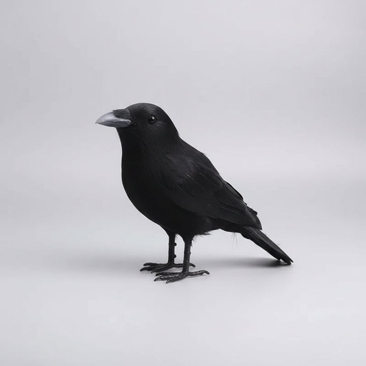 Halloween kraaiendecoraties, nep zwarte kunstkraaien voor tuin, spookhuis en feestdecoratie