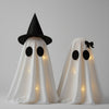 Halloween spookdecoratie met warmwitte ledverlichting set van twee voor tafelfeestdecoratie