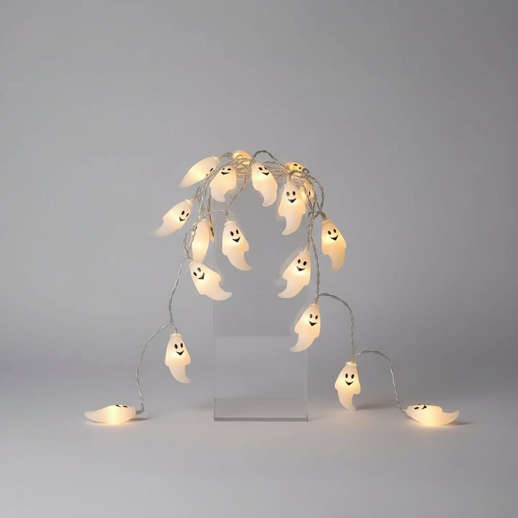 Halloween spoken lichtsnoer voor buiten op batterijen led voor terras en tuindecoratie