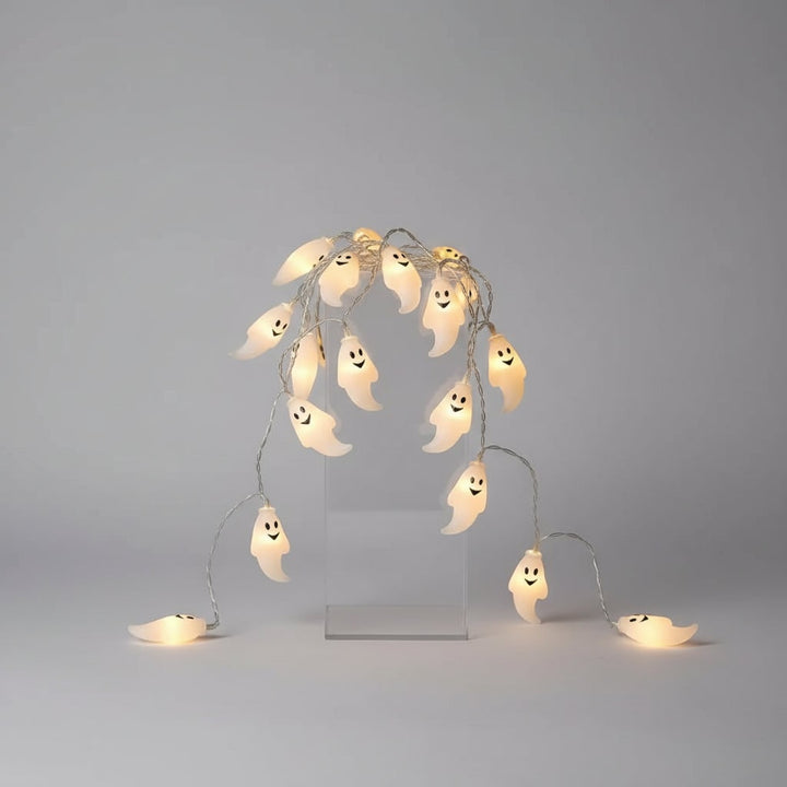 Halloween spoken lichtsnoer voor buiten op batterijen led voor terras en tuindecoratie