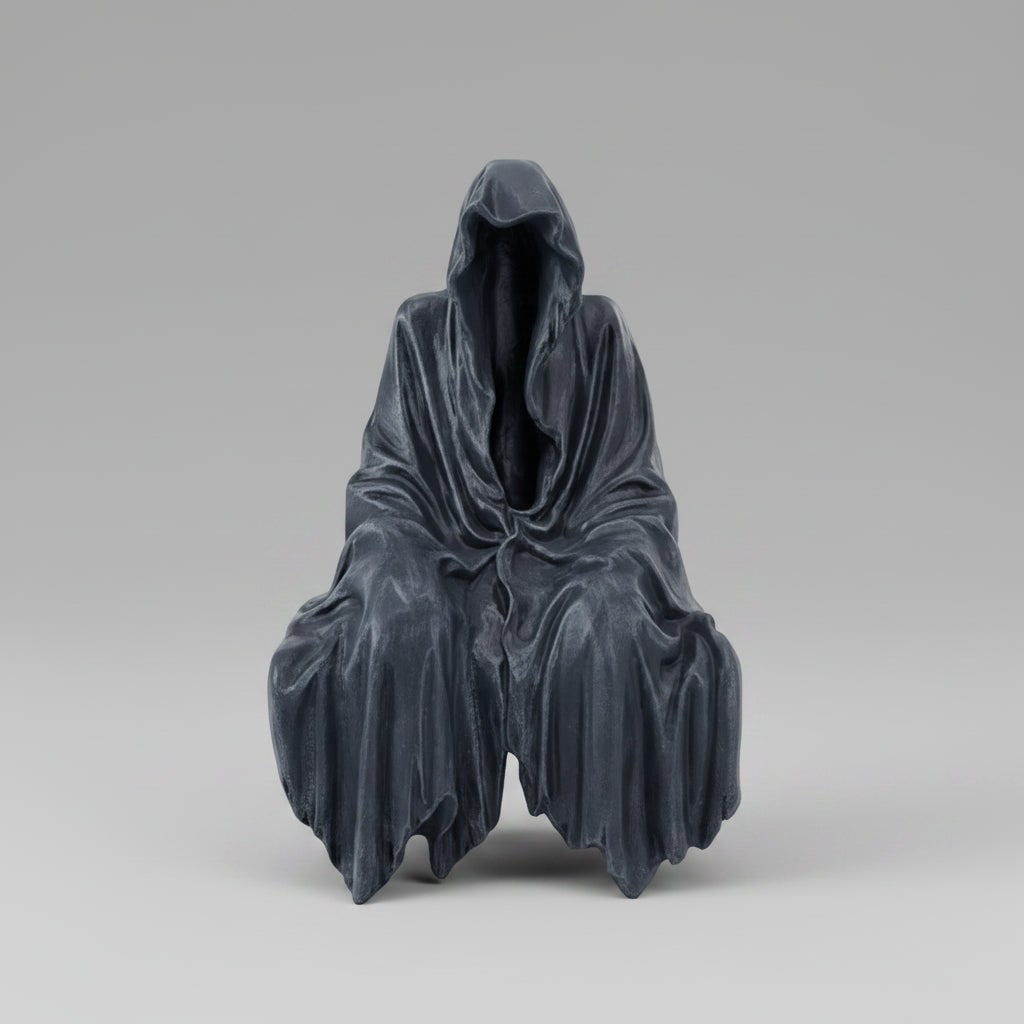 Halloween Grim Reaper beeld griezelige gotische hars decoratie voor spookhuis en feest