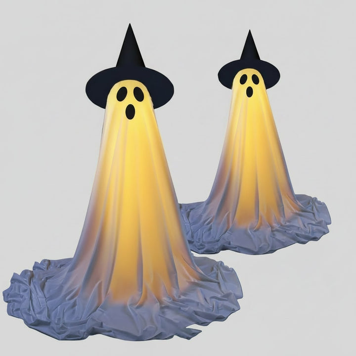 Halloween verlichting buiten spoken decoratie opstelbaar met LED en afstandsbediening voor tuin en feest