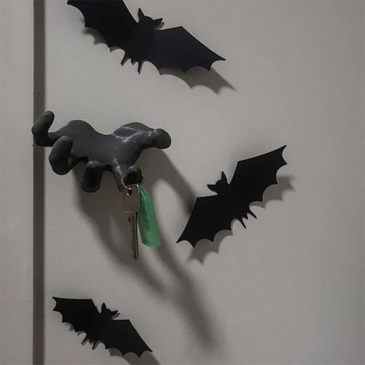 Eng Halloween-handwandhaak voor jassen en mantels met sleutelketting