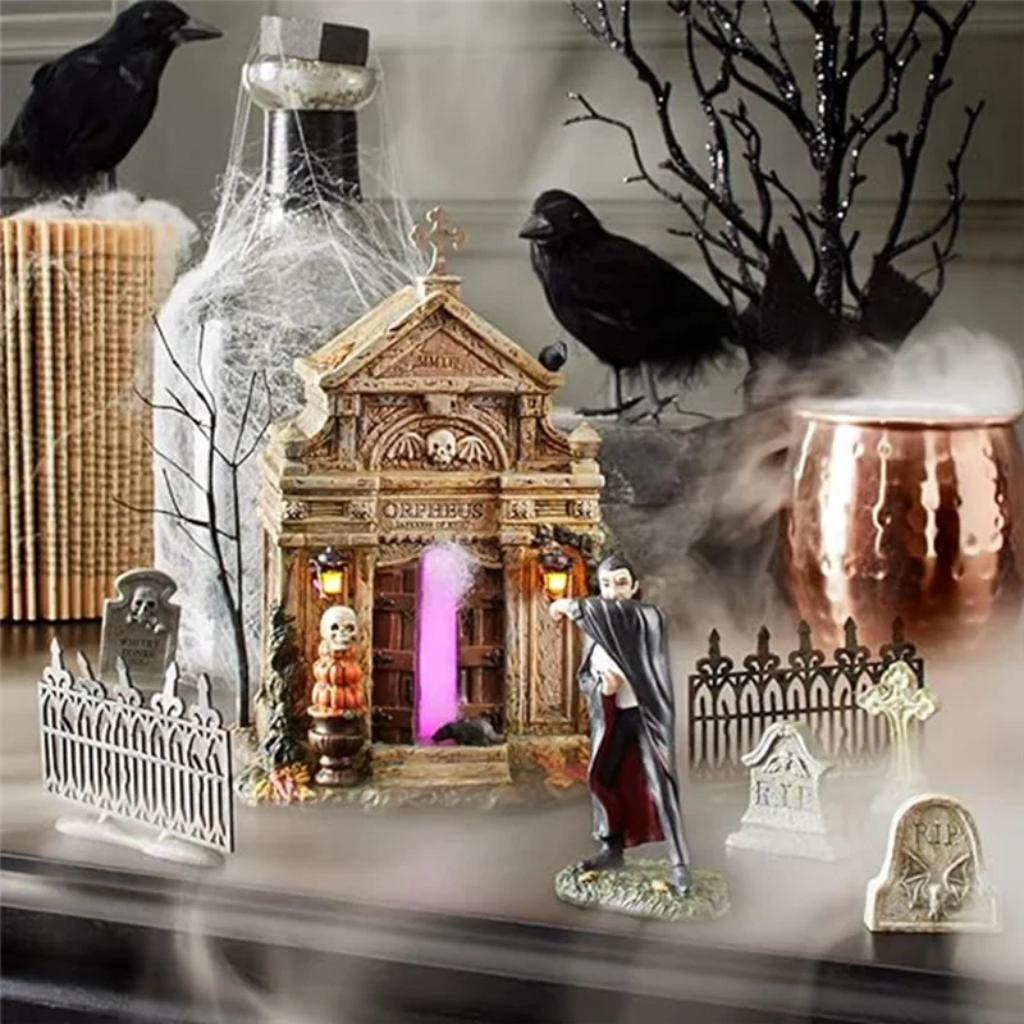 Halloween grafsteen decoraties en miniatuurbeeldjes voor tafeldecoratie op feesten