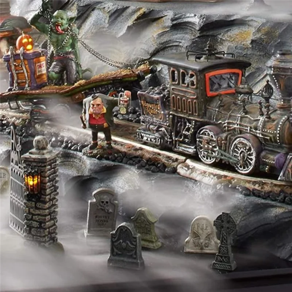Halloween grafsteen decoraties en miniatuurbeeldjes voor tafeldecoratie op feesten