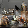 Halloween grafstenen en kerkhofdecoratie hars 4-delige set voor feest en tafeldisplay