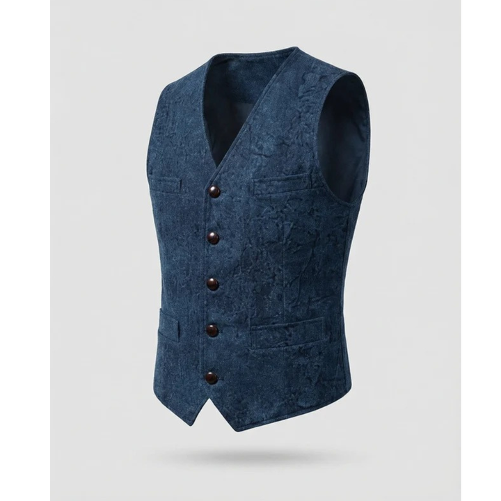 Elegant traditioneel herengilet met knopen