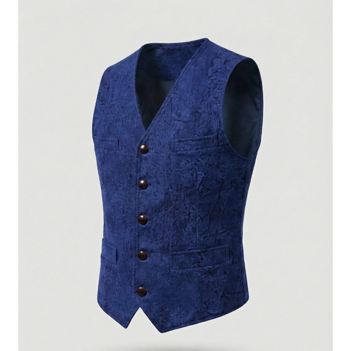 Elegant traditioneel herengilet met knopen
