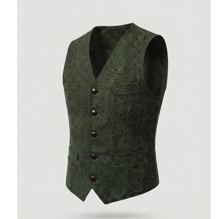 Elegant traditioneel herengilet met knopen