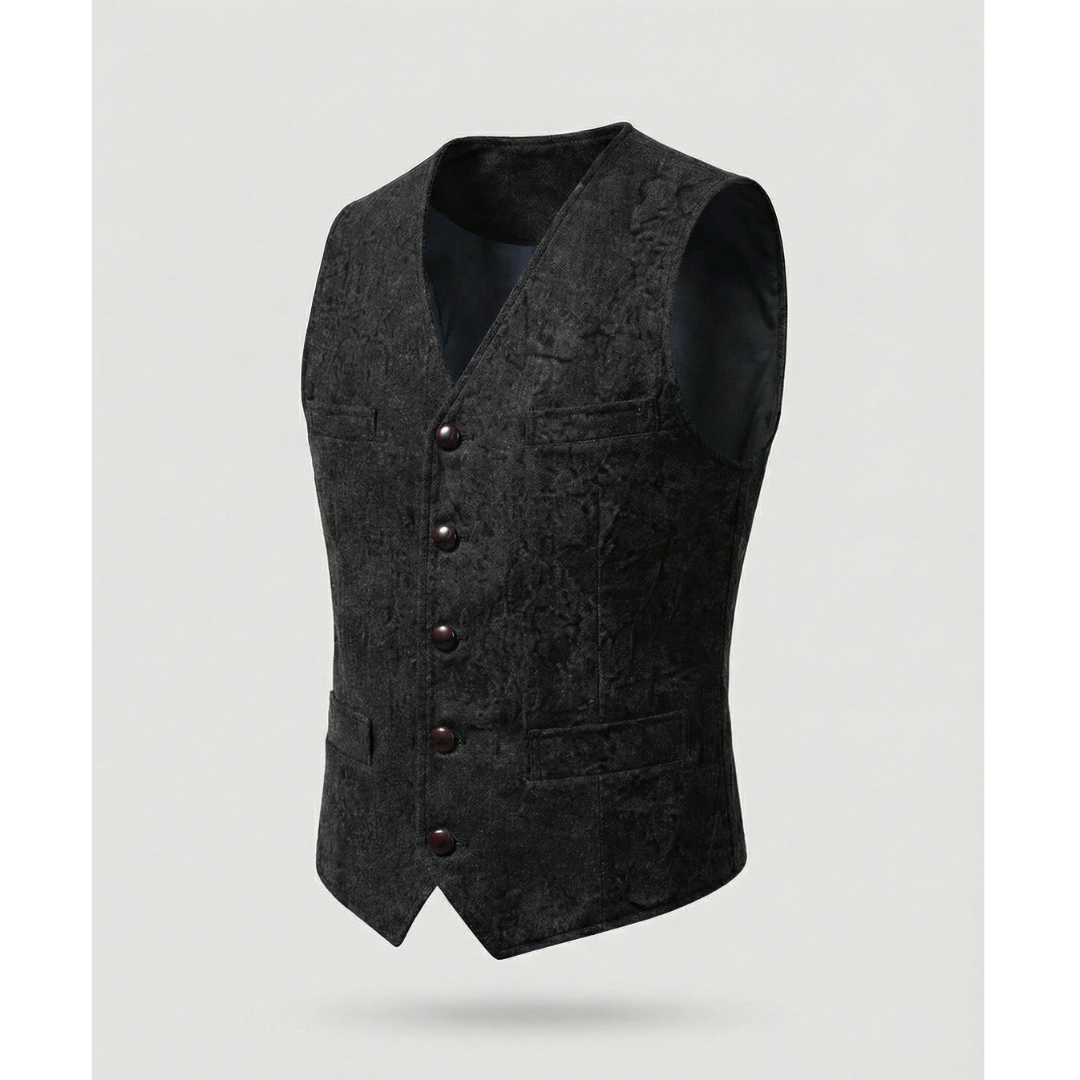 Elegant traditioneel herengilet met knopen