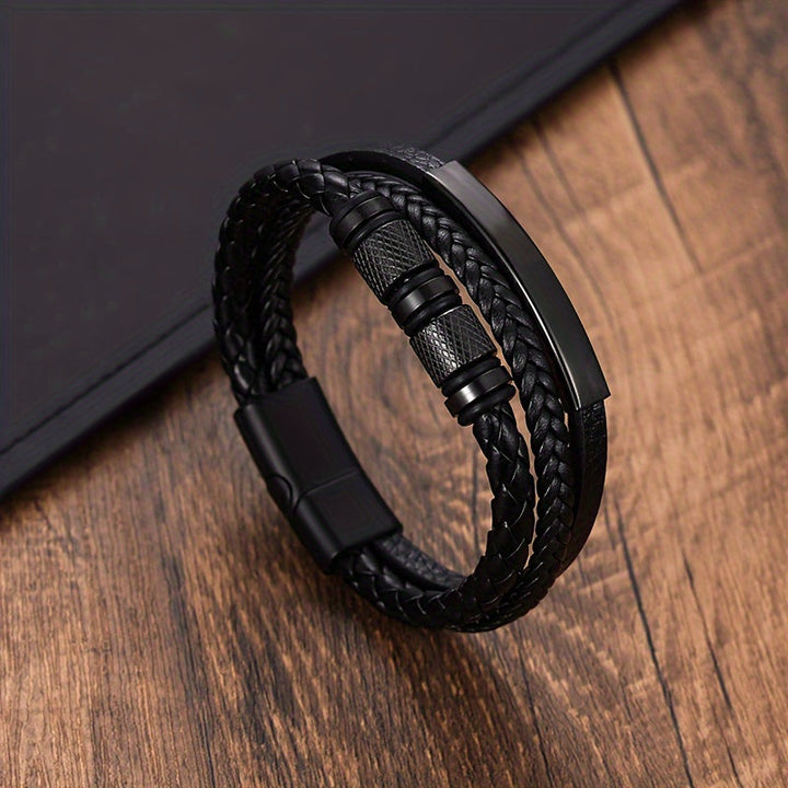 Herenarmband | Gevlochten Design | Magnetische Sluiting