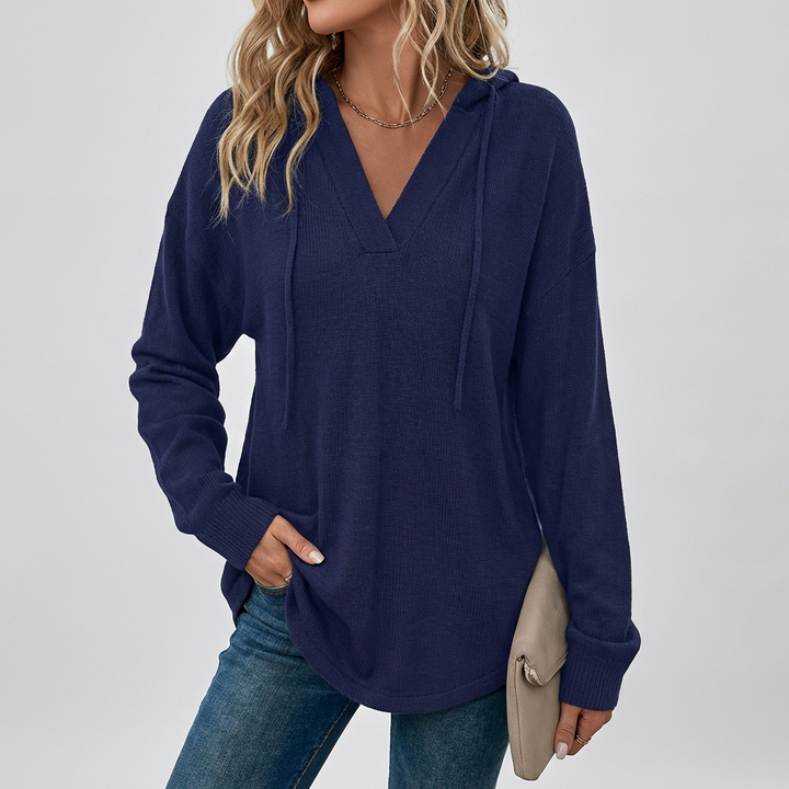 V-Hals Overized Hoodie
