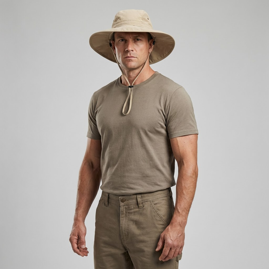 Mannen UPF 50+ Bucket Zonhoed