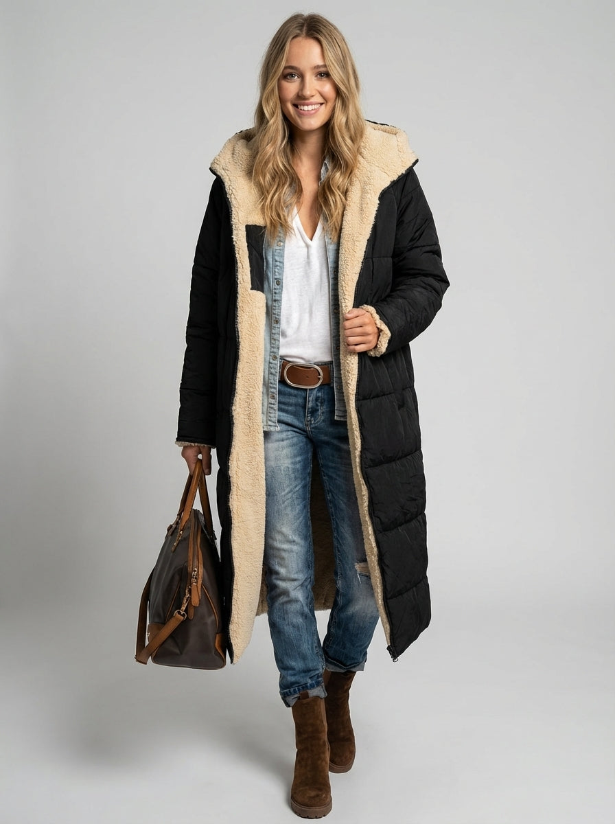 Dubbelzijdige winddichte parka voor dames - Lori