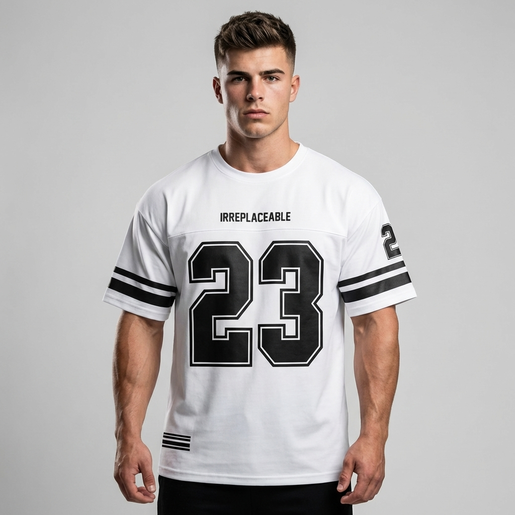 Gestreept Graphic T-Shirt voor Mannen