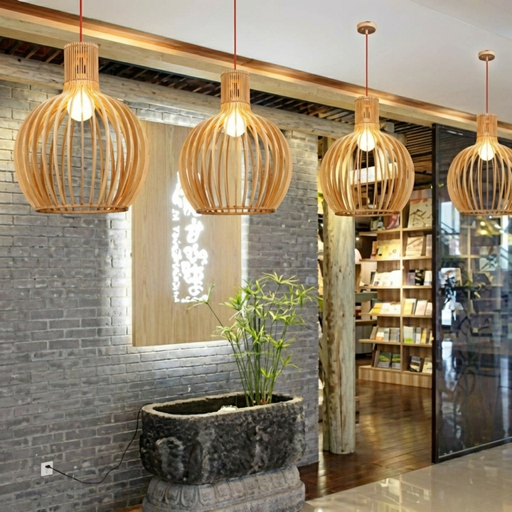 Houten Hanglamp