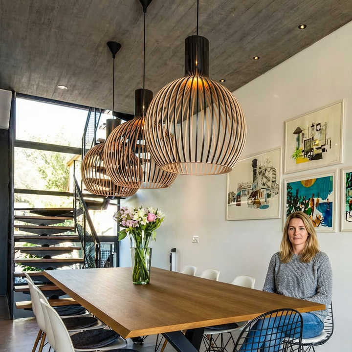 Houten Hanglamp