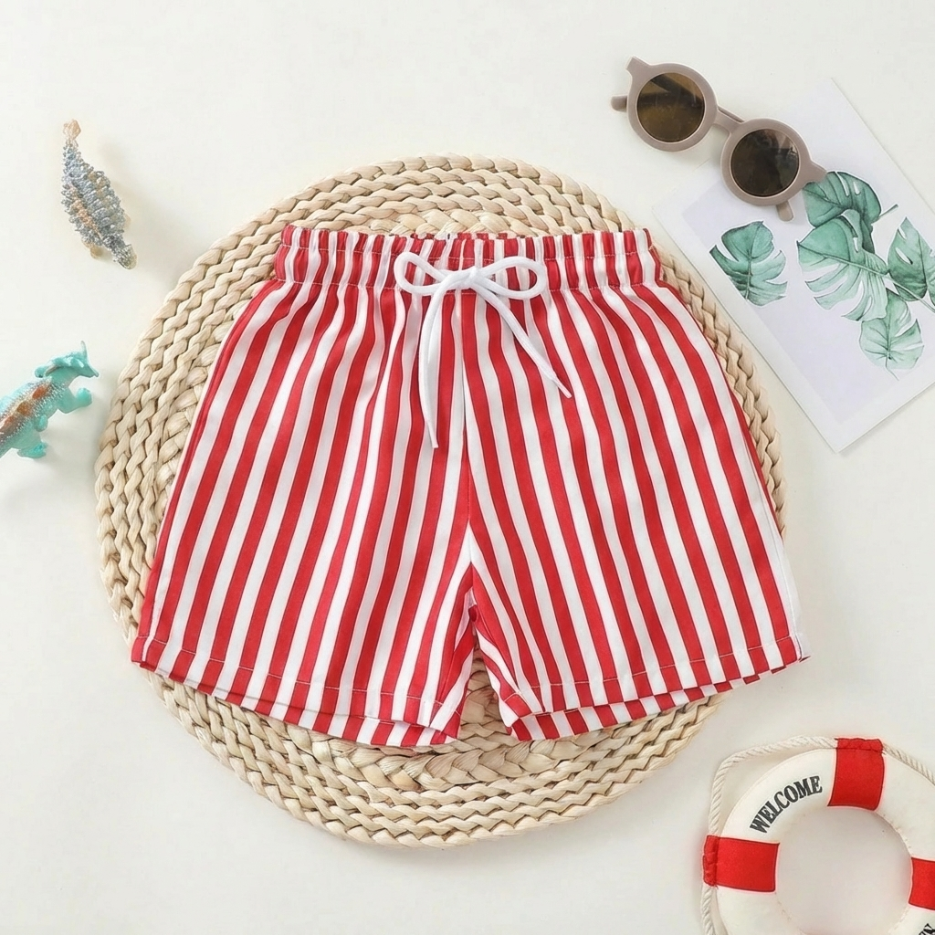 Baby Jongen Gestreepte Zwemshorts