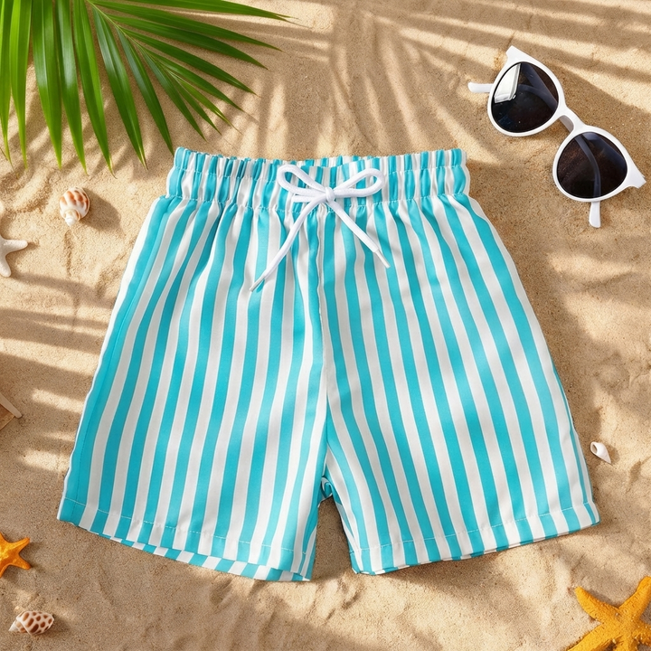 Baby Jongen Gestreepte Zwemshorts