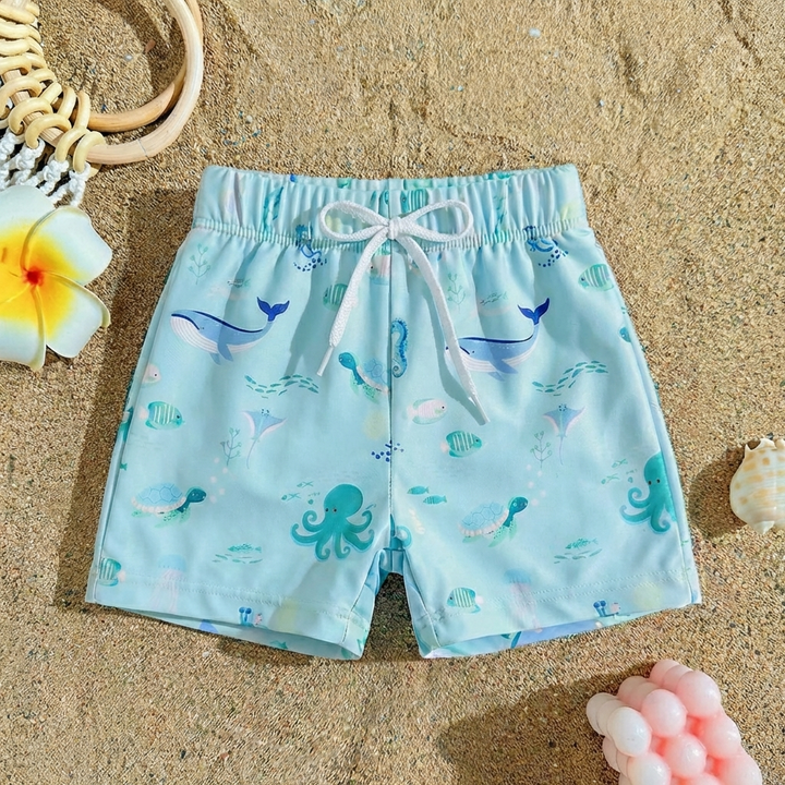 Baby Jongen Gestreepte Zwemshorts
