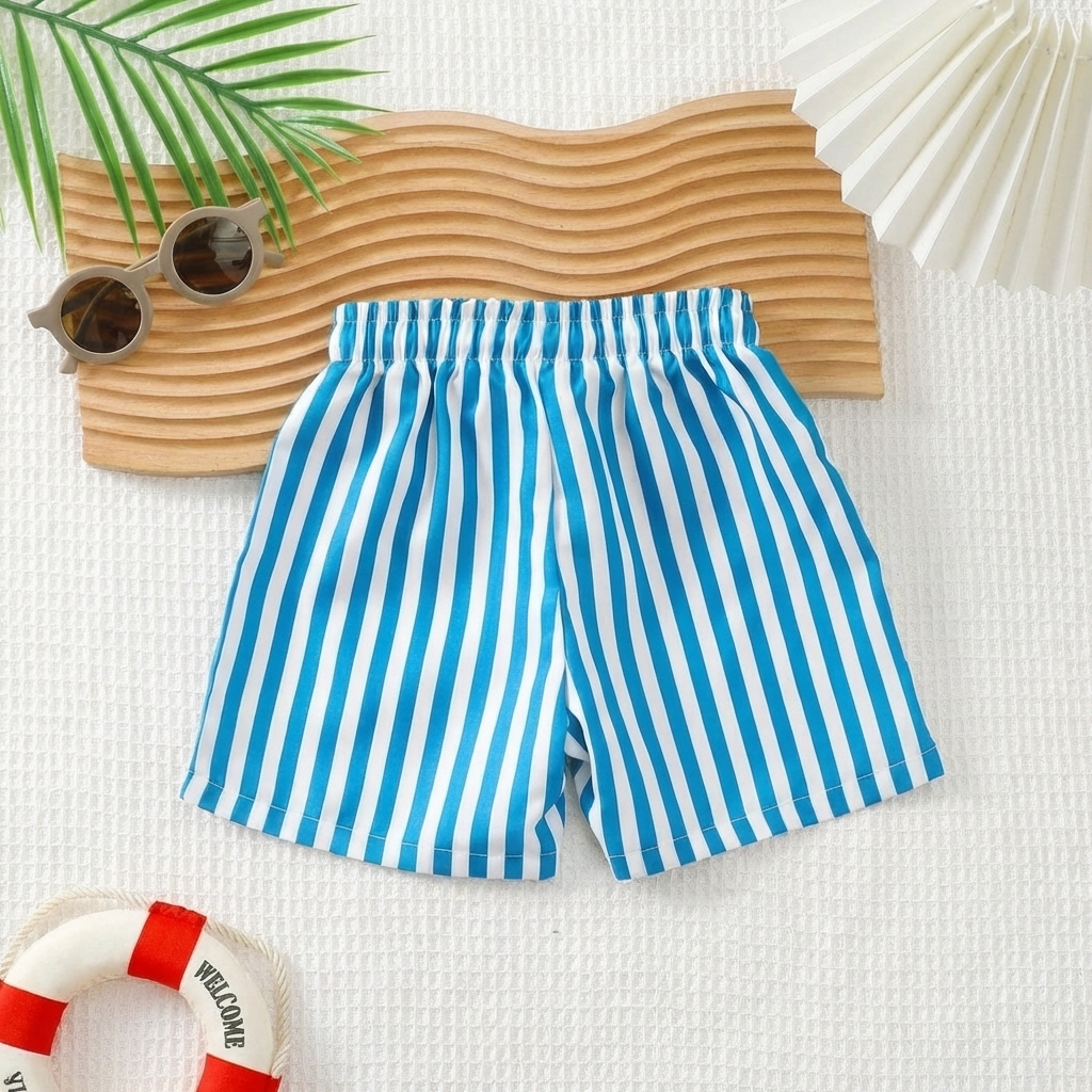 Baby Jongen Gestreepte Zwemshorts