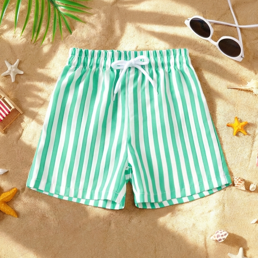 Baby Jongen Gestreepte Zwemshorts
