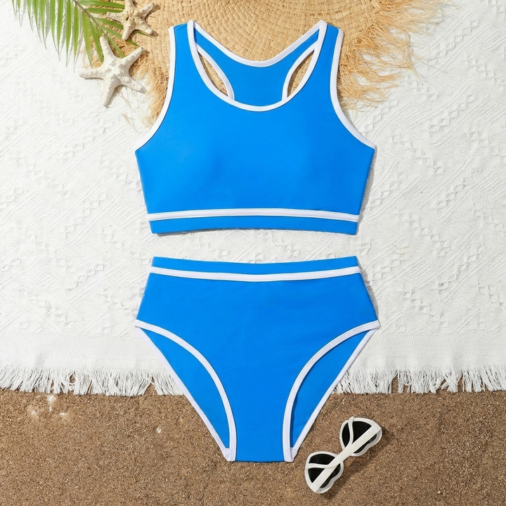 Meisjes’ Crisscross Back Bikini Set